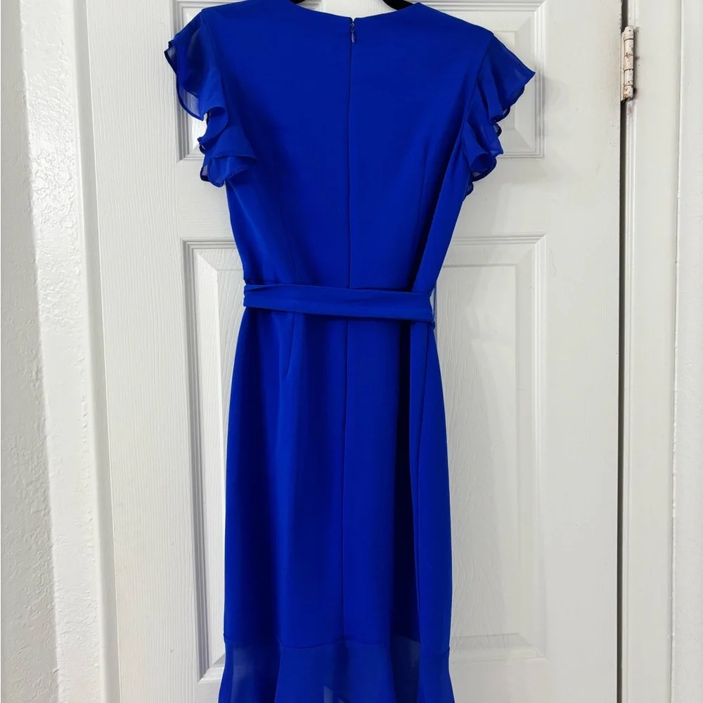 Blue Ruffled Dress - Picture 2 of 2